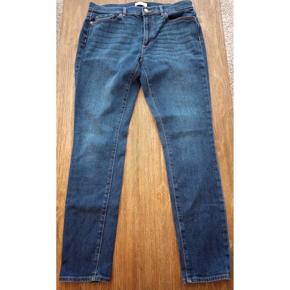 LOFT Women's Skinny Jeans - Dark Blue Wash